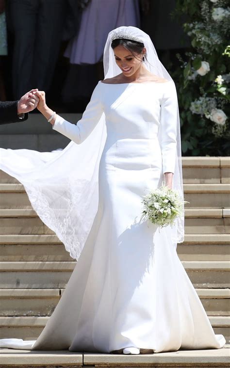 Meghan Markle silk wedding dress